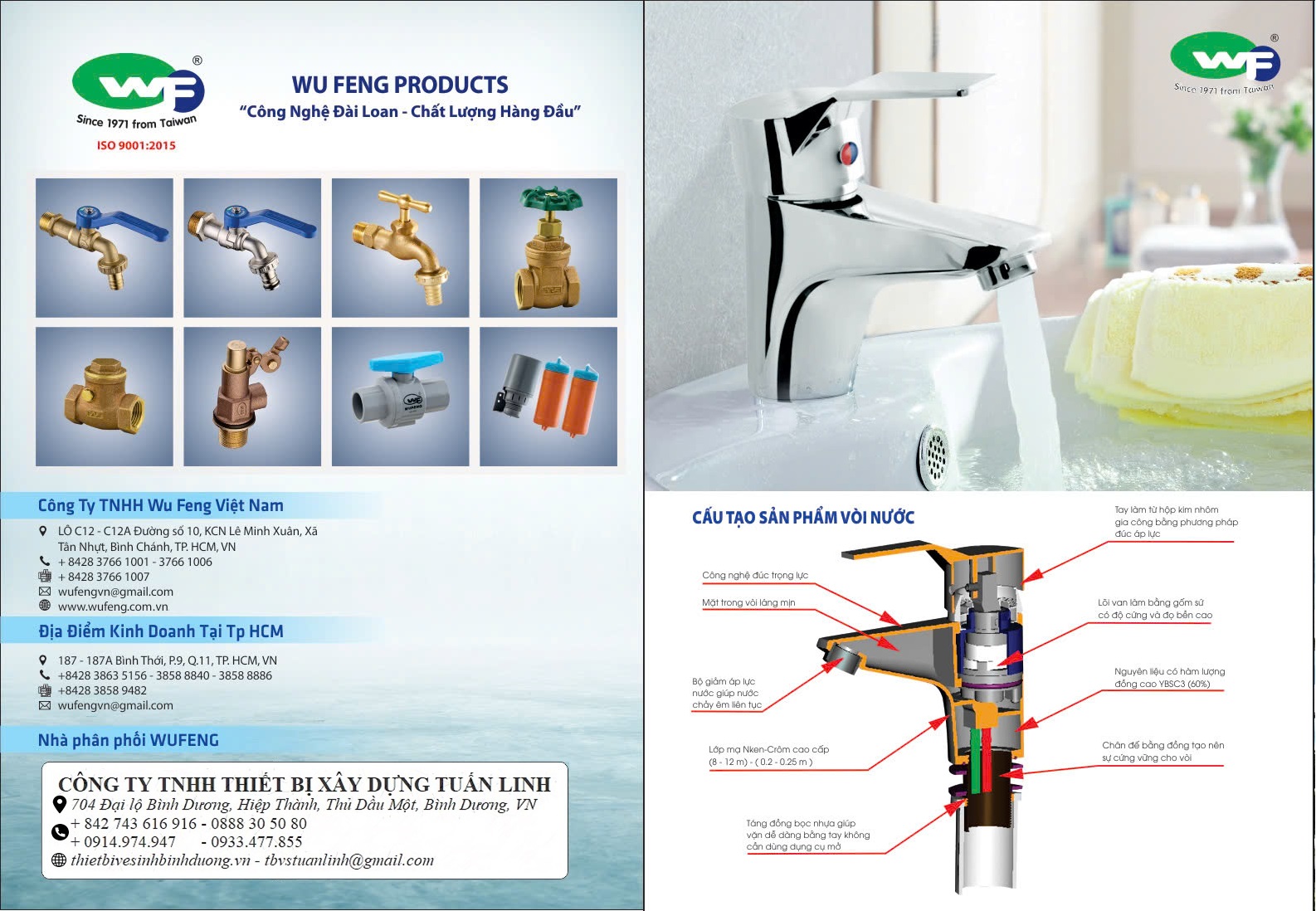 Catalogue và Bảng giá Sen vòi WUFENG mới nhất  2025 - 2026 /Page 2